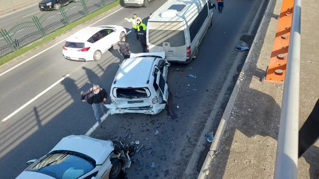 Diyarbakır'da zincirleme kaza