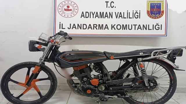 Adana'da çalınan motosiklet Adıyaman'da bulundu