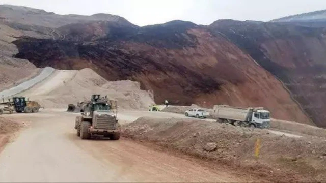 Heyelan riski nedeniyle maden sahasındaki arama çalışmaları durduruldu