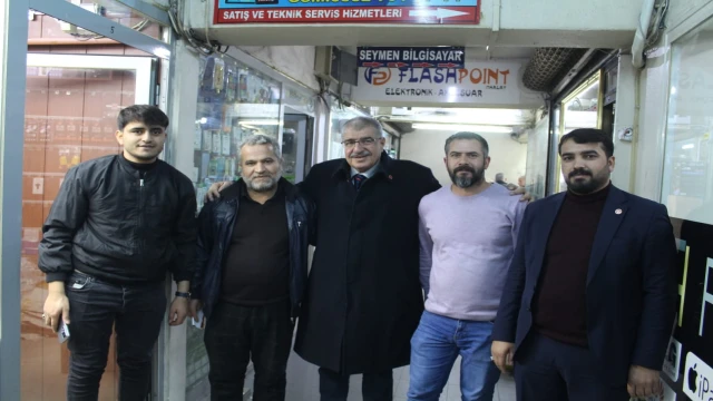 Yeniden Refah'ın Haliliye Adayı Vedat Doğar'dan esnaflara ziyaret 