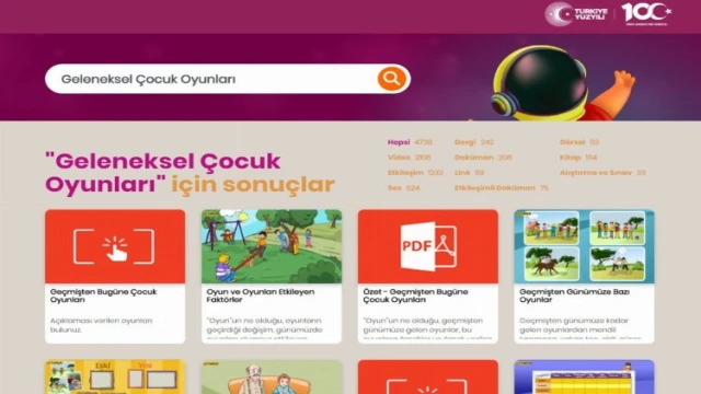 Yüz yüze 100 Çocuk Oyunu EBA’ya yüklendi