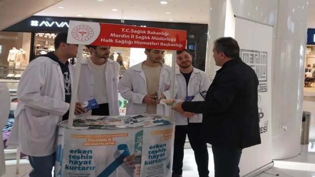 Mardin’de tıp öğrencileri "Kanser Haftası" etkinlikleri düzenliyor