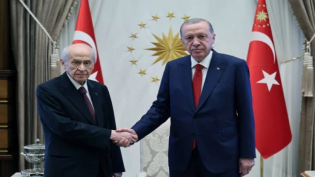 Erdoğan ile Bahçeli bir araya geldi