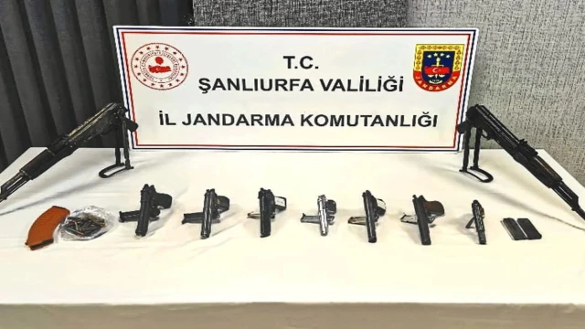 Şanlıurfa'da silah kaçakçılığı operasyonu: 7 gözaltı