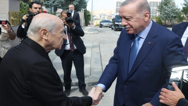 Cumhurbaşkanı Erdoğan Bahçeli’yi ziyaret etti